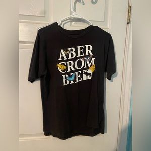 A dark gray shirt